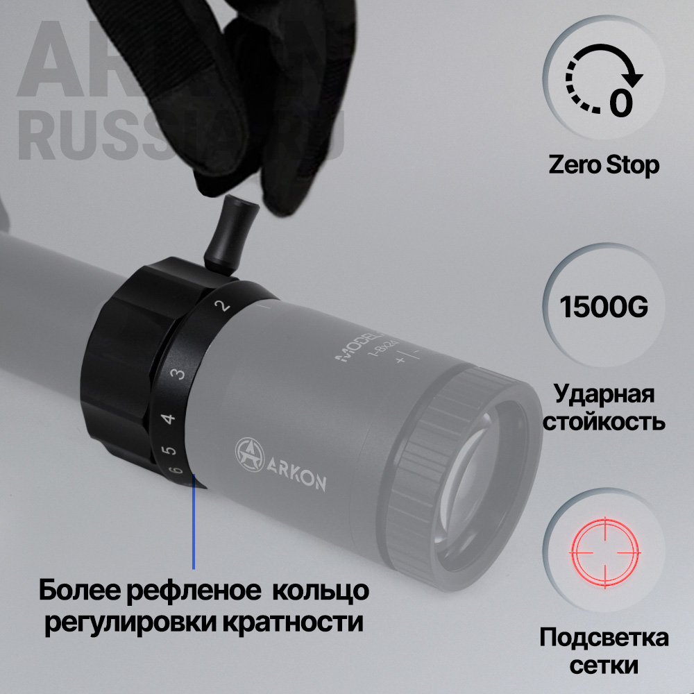 Arkon Model A 1-8x24 вид 3