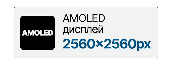 AMOLED-дисплей 2560×2560
