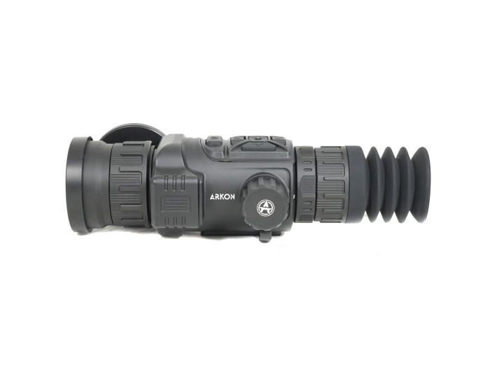 Тепловизионный прицел Arkon Arma V2 HR50L с лазерным дальномером и встроенным баллистическим калькулятором (640×512px, 50мм/F1.0)