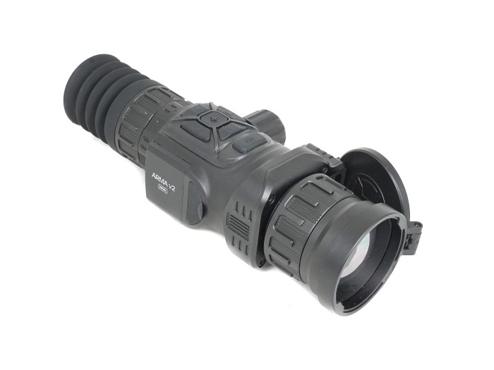 Тепловизионный прицел Arkon Arma V2 HR50L с лазерным дальномером и встроенным баллистическим калькулятором (640×512px, 50мм/F1.0)