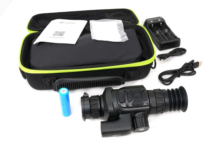 Тепловизионный прицел Arkon Arma SR25L с лазерным дальномером и баллистическим калькулятором (256*192px, 25мм)